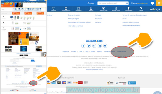 Como comprar pelo Walmart dos Estados Unidos pela Internet